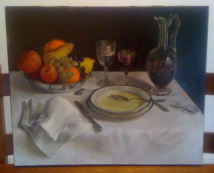 Nature morte du riche