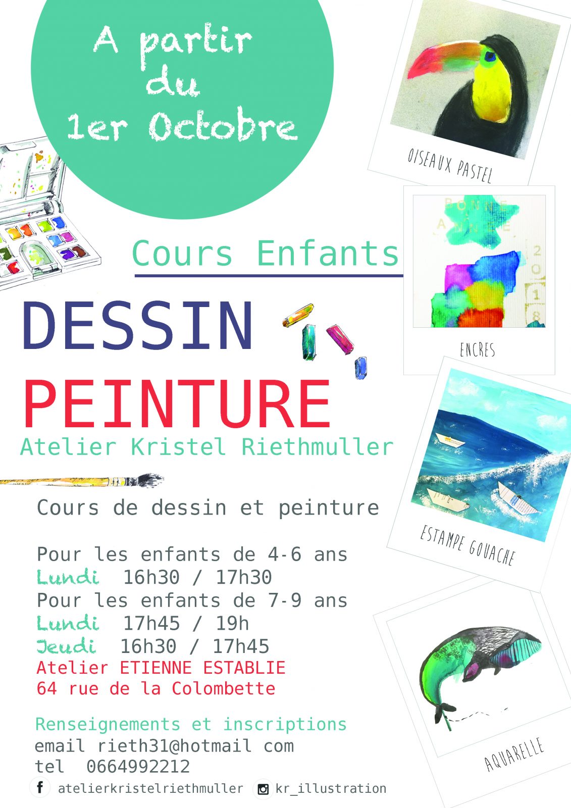 9 ateliers peinture pour les enfants